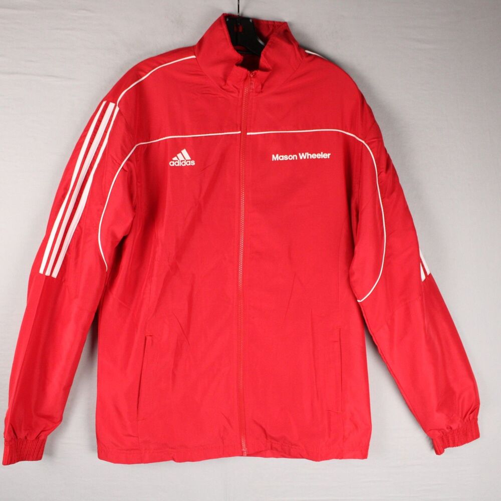 Adidas Combat Sports Jacket Red Large Personalized Gables Soccer Loose Fit